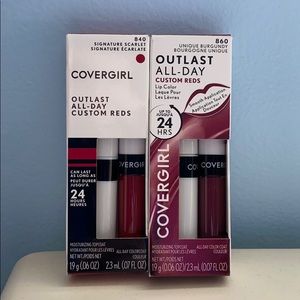 NEVER USED COVERGIRL lip stain bundle
